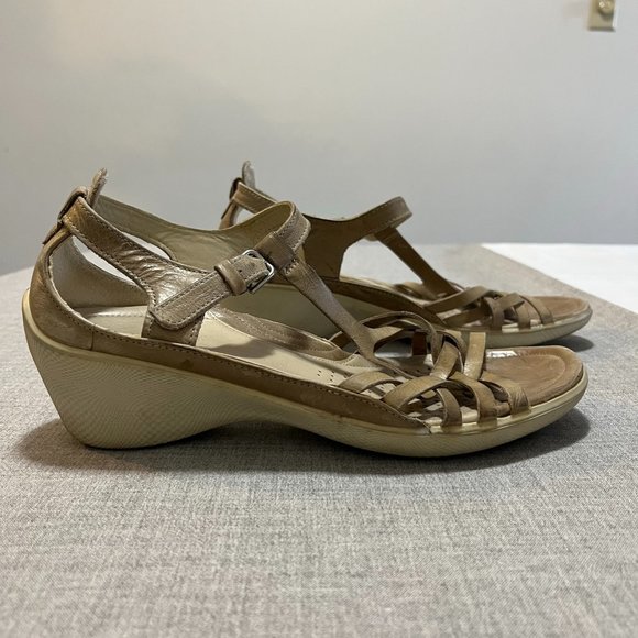 Ecco Women's Sandals Sz 38 / US 7 - Picture 4 of 6